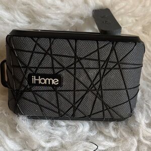 iHome Geometric Black and Gray Speaker